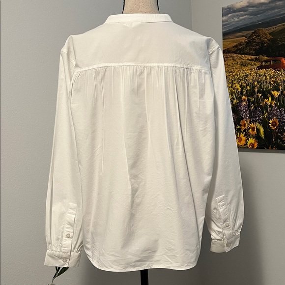 H&M Cropped White Buttondown - Picture 7 of 12